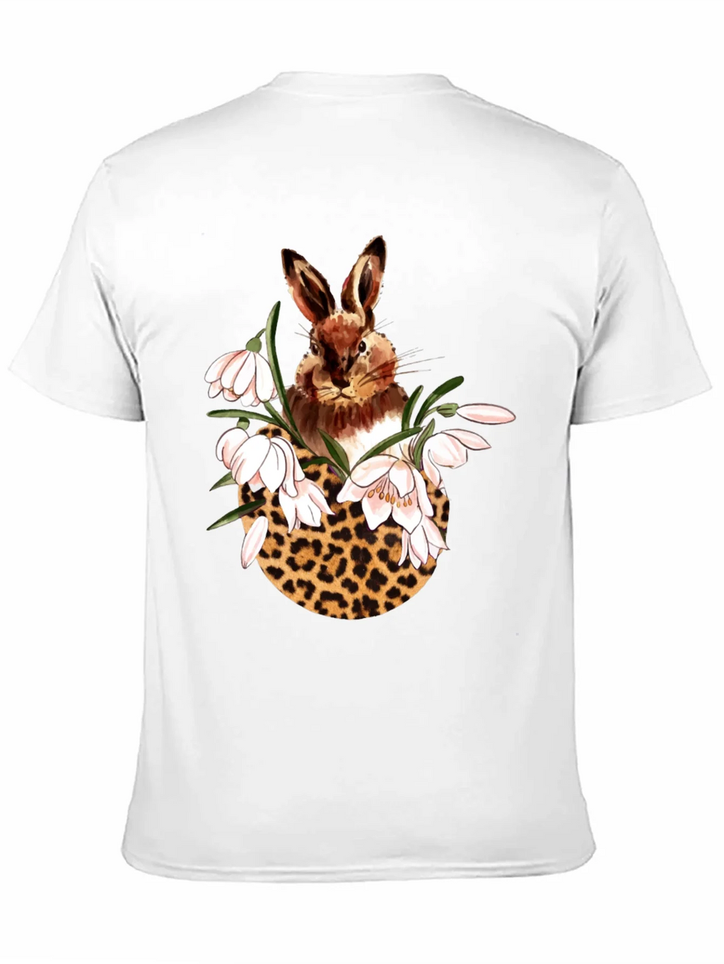 Rabbit Leopard Floral T-Shirt product image 7