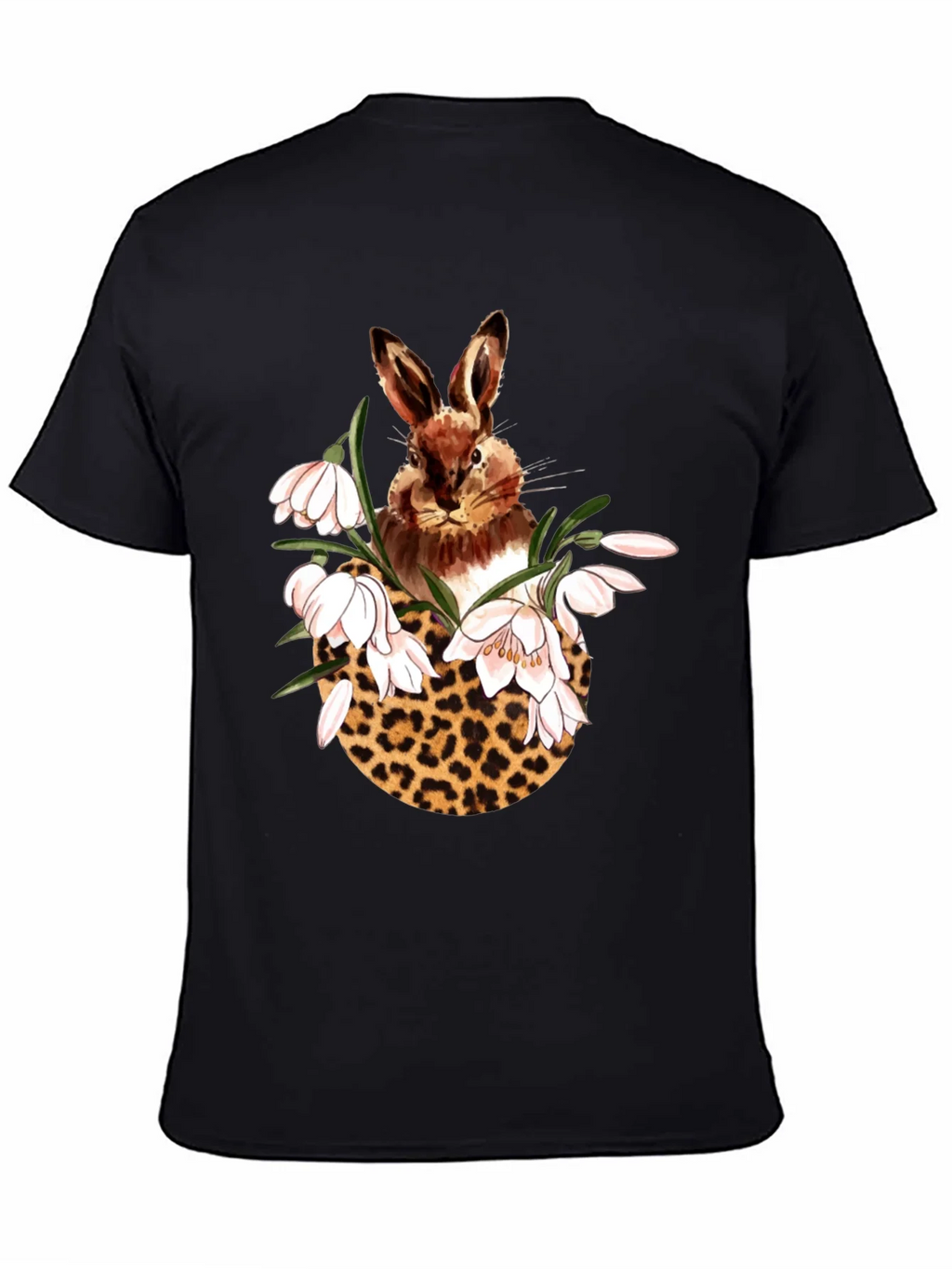 Rabbit Leopard Floral T-Shirt product image 4
