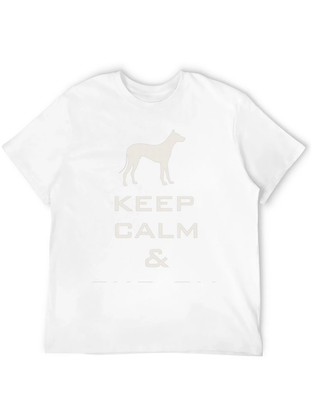 Keep Calm Dog T-Shirt - Black Graphic Tee product image 11