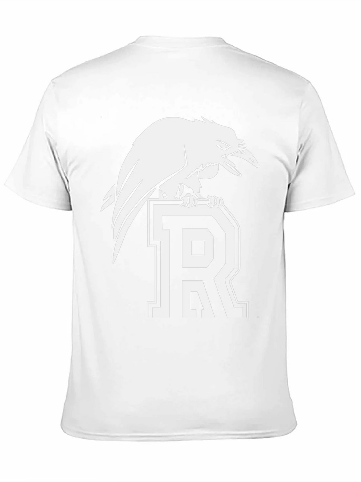 Raven Perched on Letter R Graphic Tee - Black product image 10