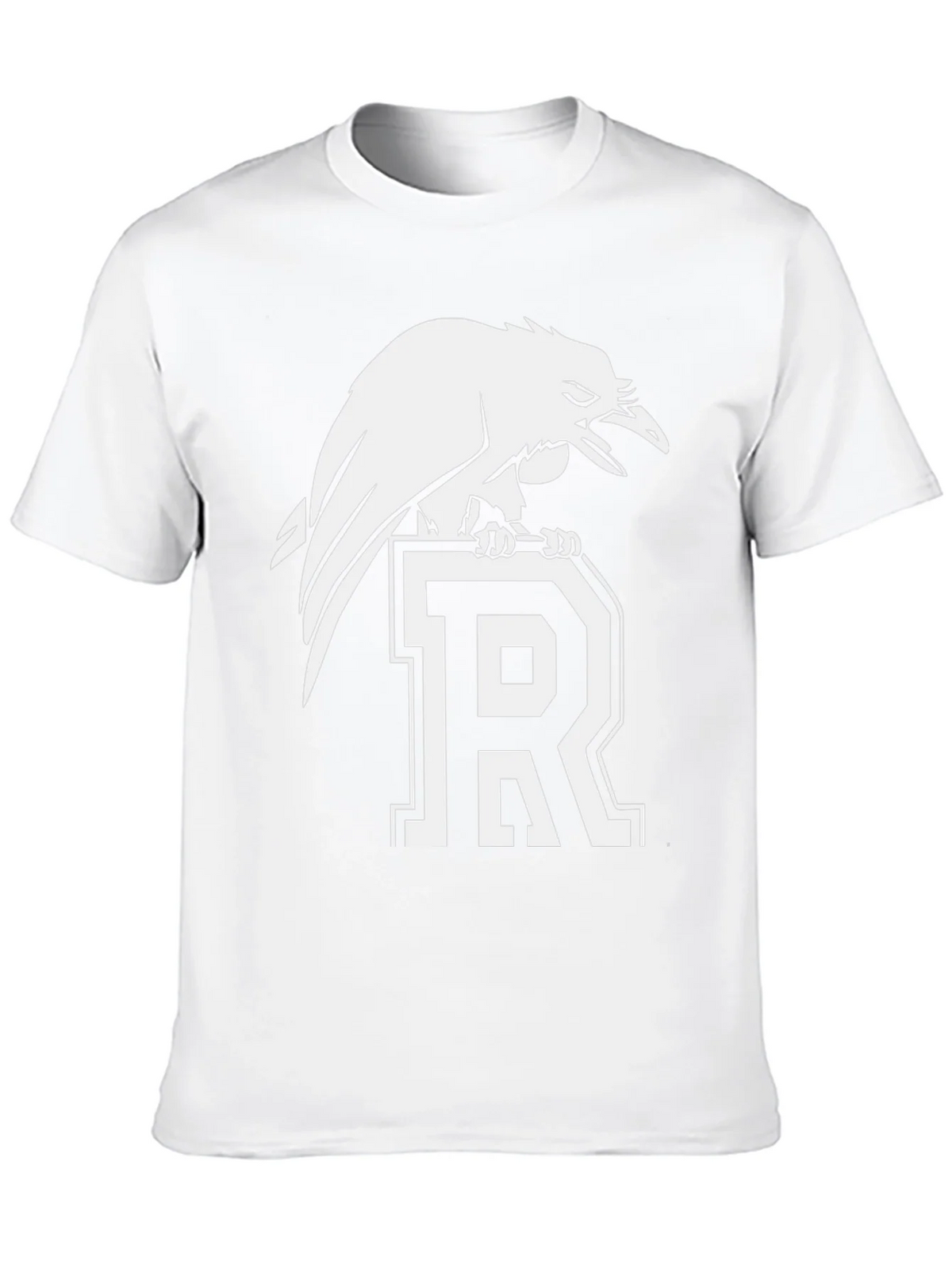 Raven Perched on Letter R Graphic Tee - Black product image 9