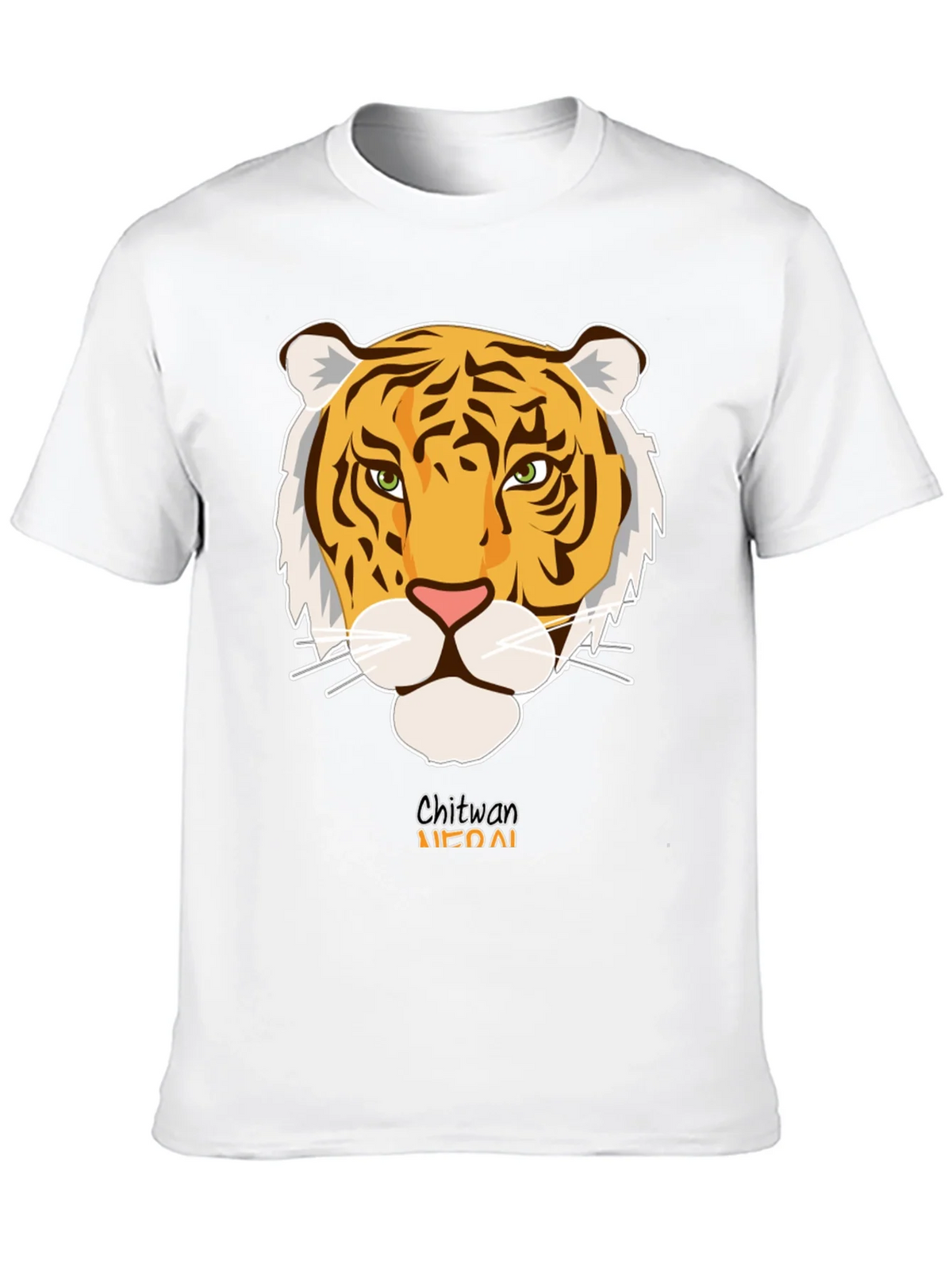 Chitwan Nepal Tiger Graphic Tee - Black product image 8