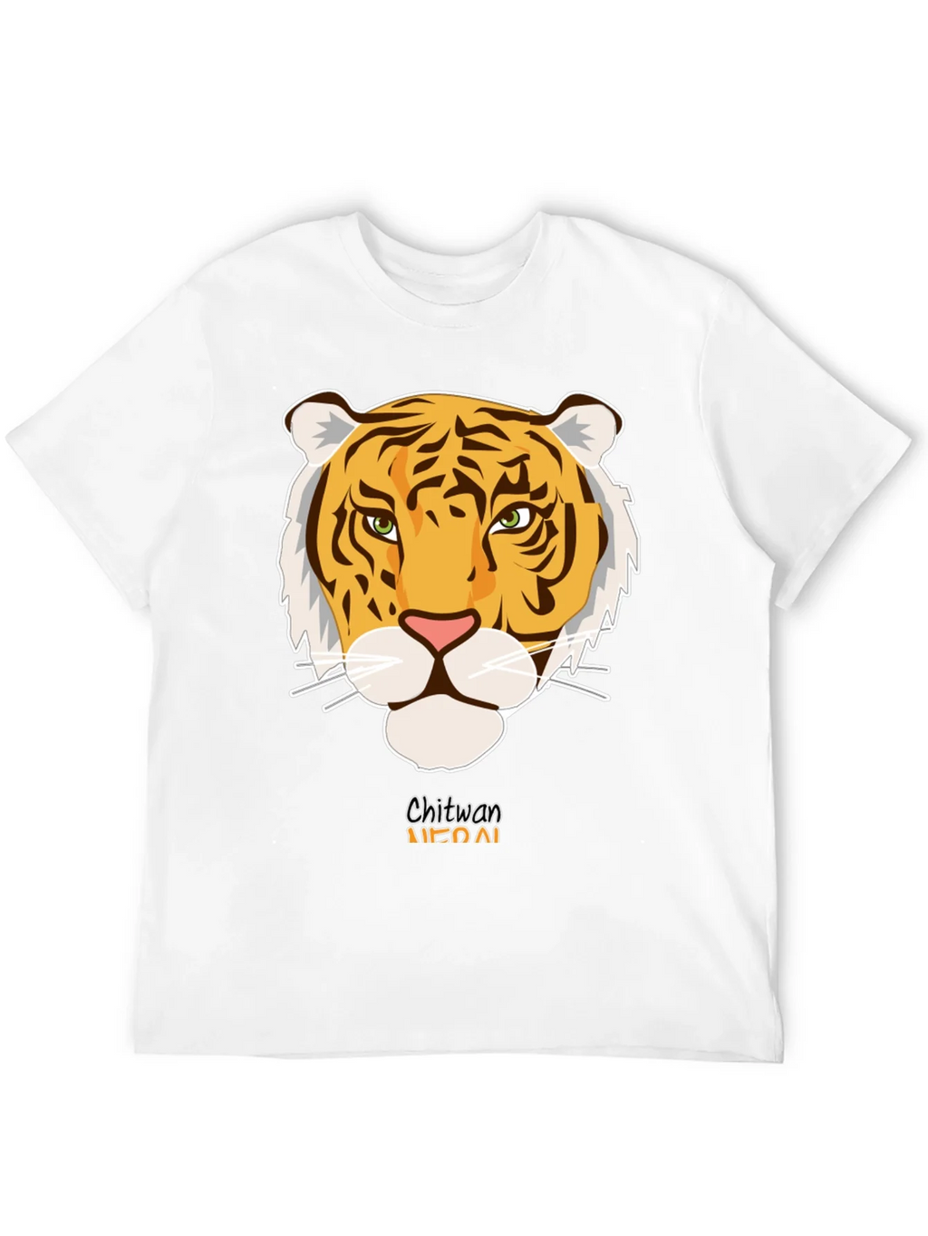 Chitwan Nepal Tiger Graphic Tee - Black product image 9