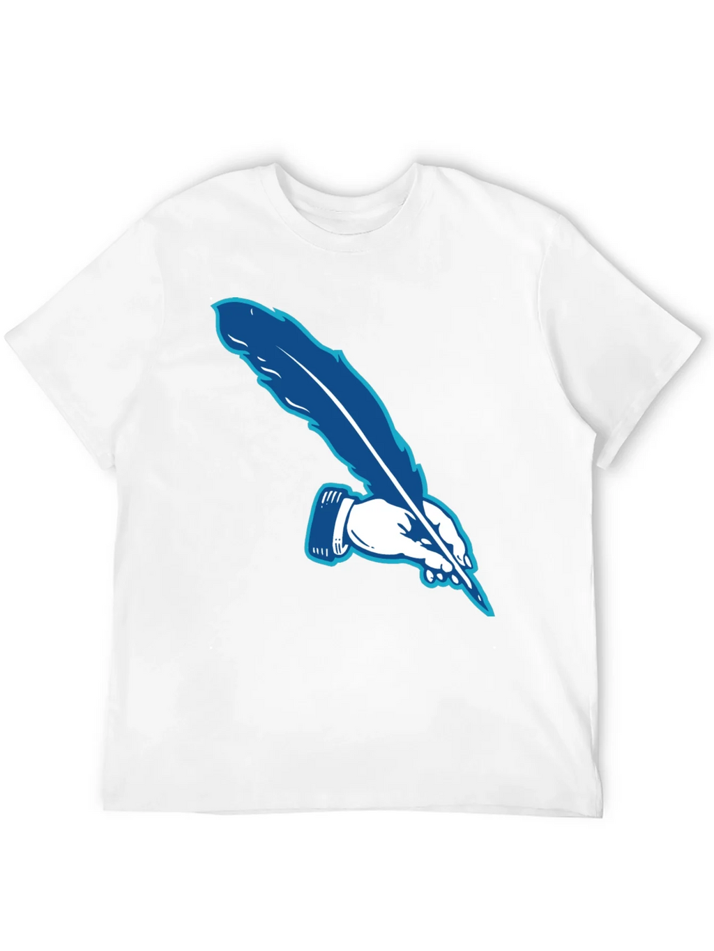 Feather Pen Graphic Tee - Stylish & Unique product image 7