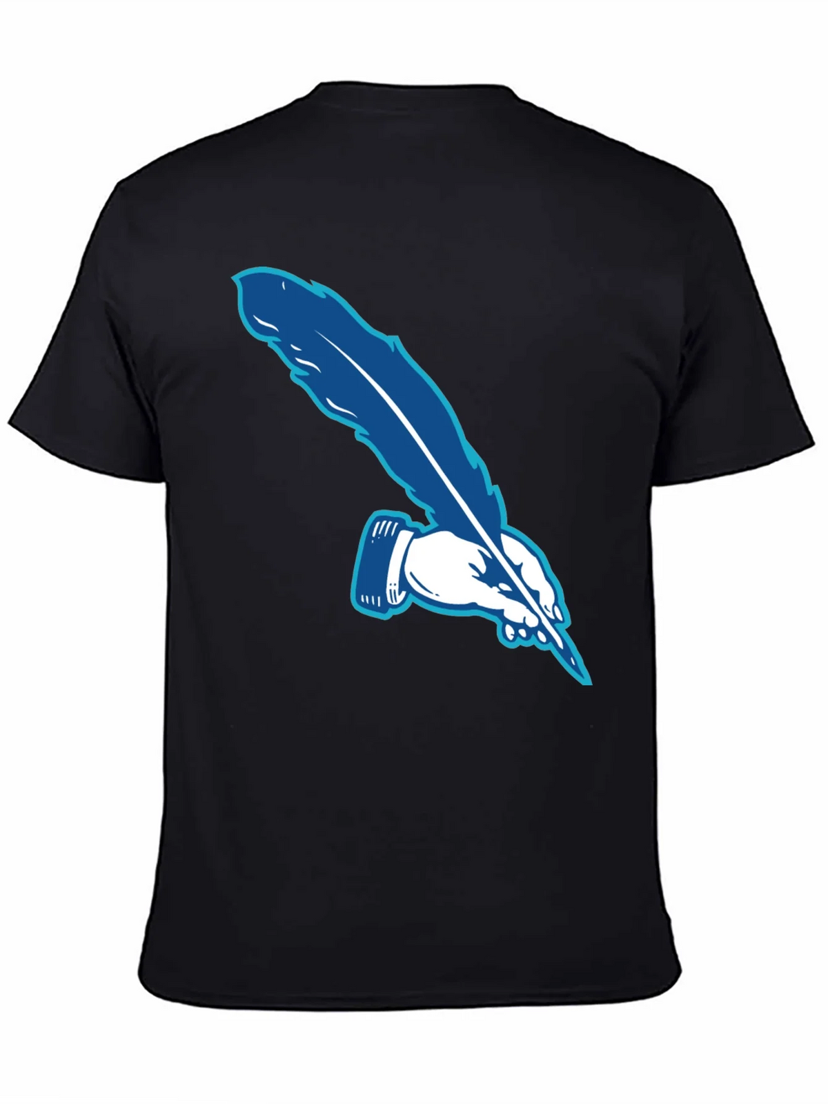 Feather Pen Graphic Tee - Stylish & Unique product image 4