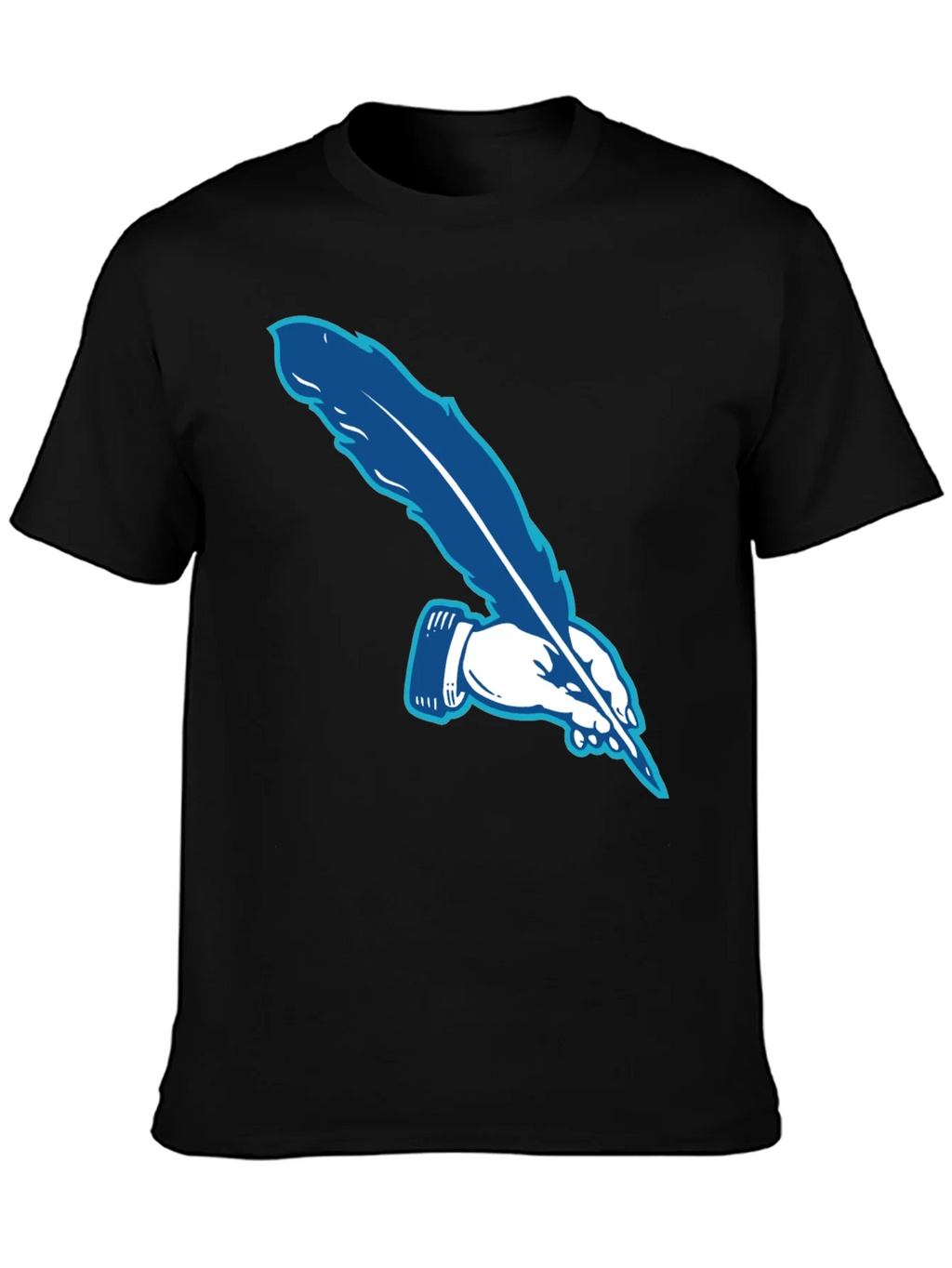 Feather Pen Graphic Tee - Stylish & Unique product image 3