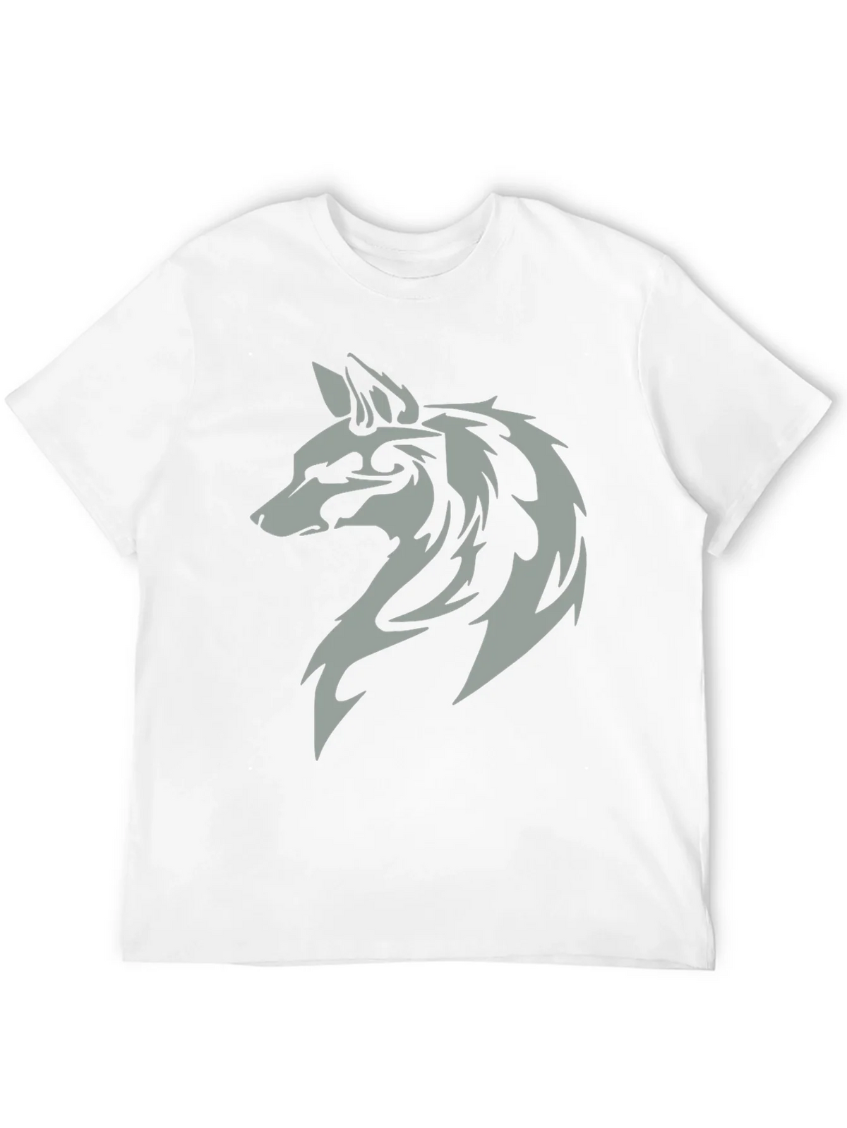Wolf Head Graphic Black T-Shirt product image 10