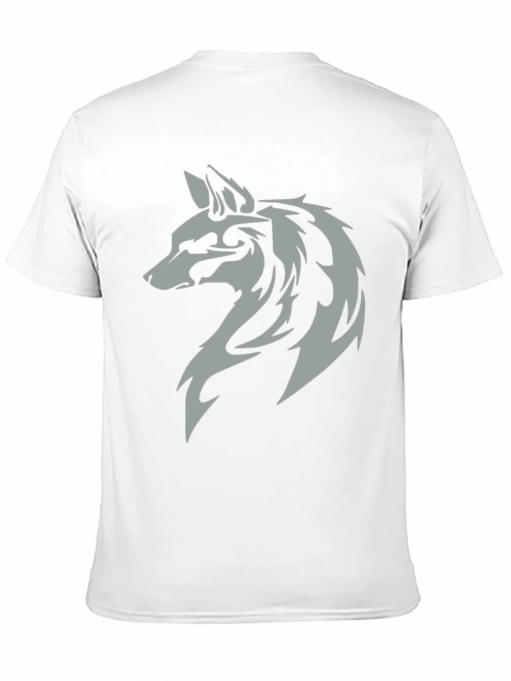Wolf Head Graphic Black T-Shirt product image 9
