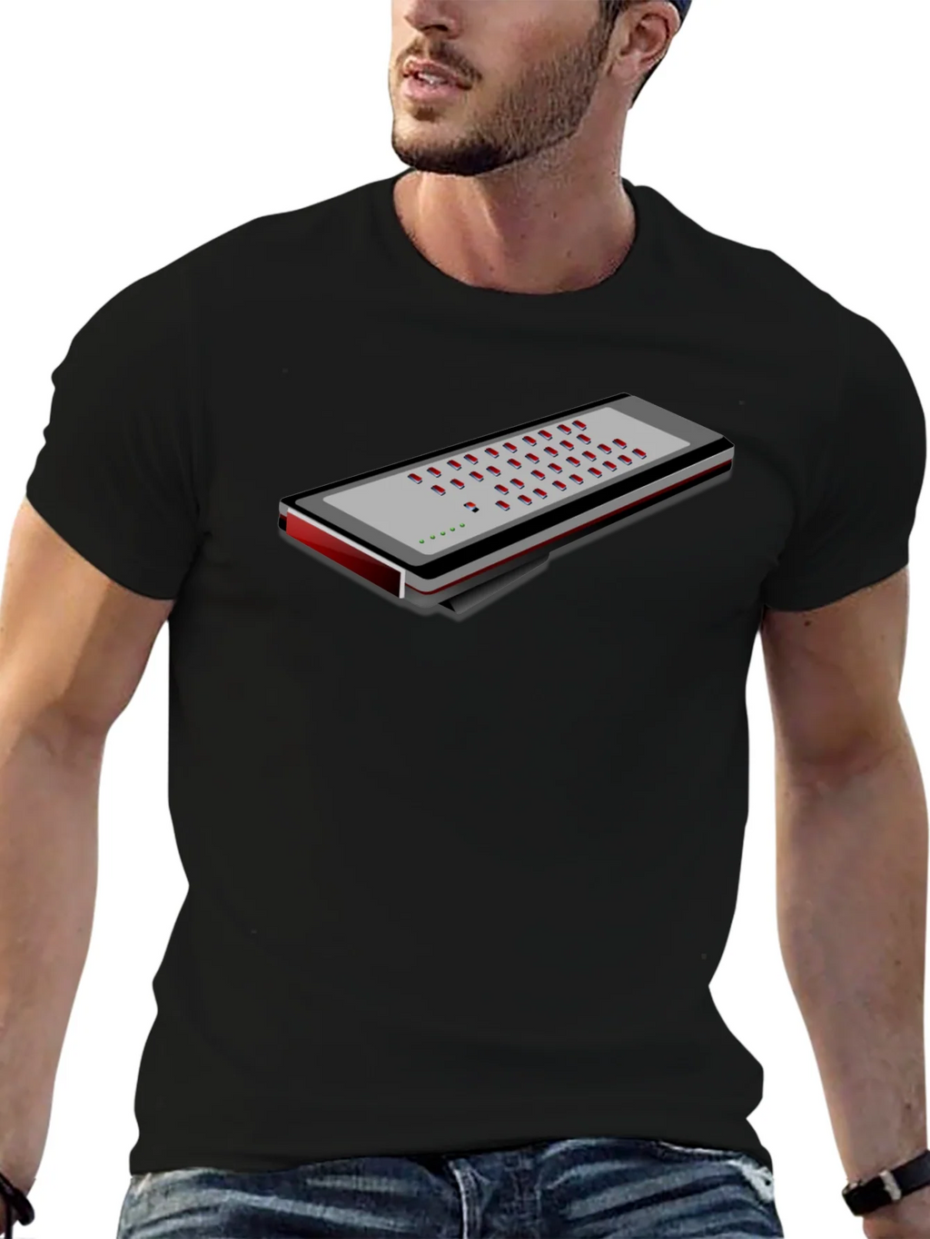 Novelty Theremin T-Shirt - Musical Instrument Design product image 6