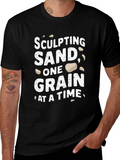 Sculpting Sand T-Shirt - Funny Beach Vacation Tee product image 1