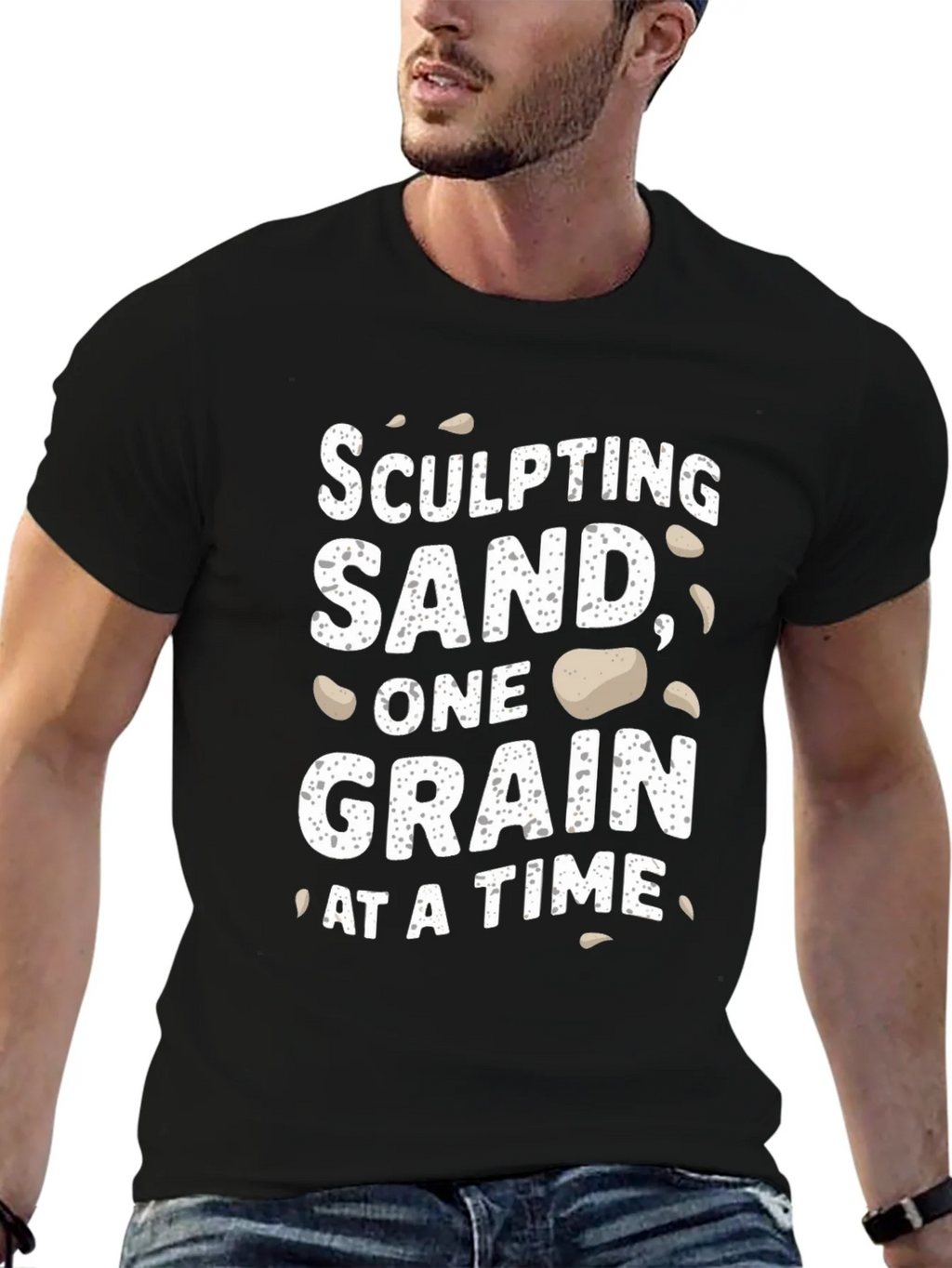 Sculpting Sand T-Shirt - Funny Beach Vacation Tee product image 6