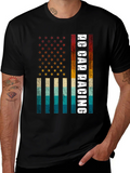 RC Car Racing American Flag T-Shirt product image 1