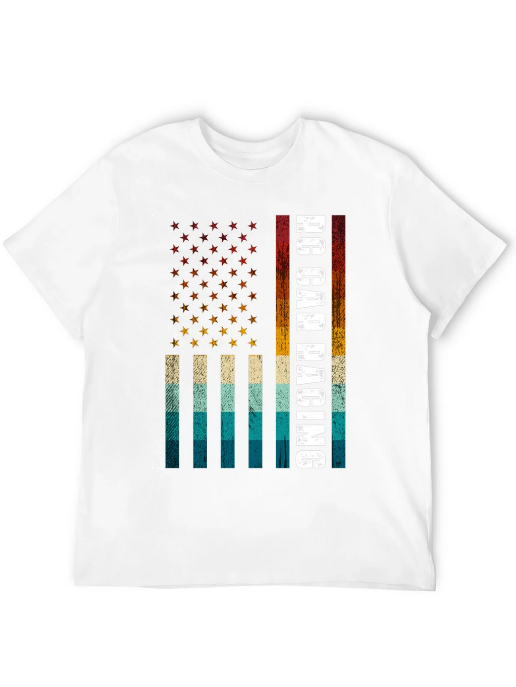 RC Car Racing American Flag T-Shirt product image 11
