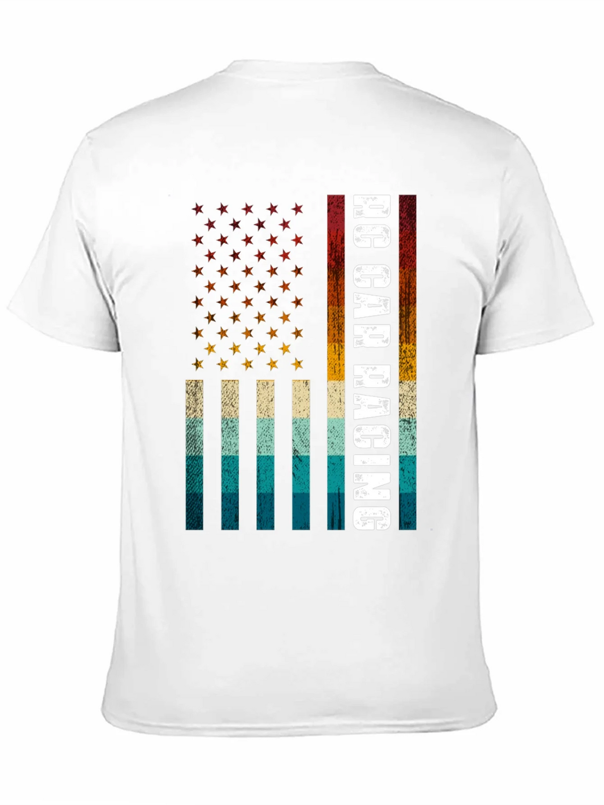 RC Car Racing American Flag T-Shirt product image 10