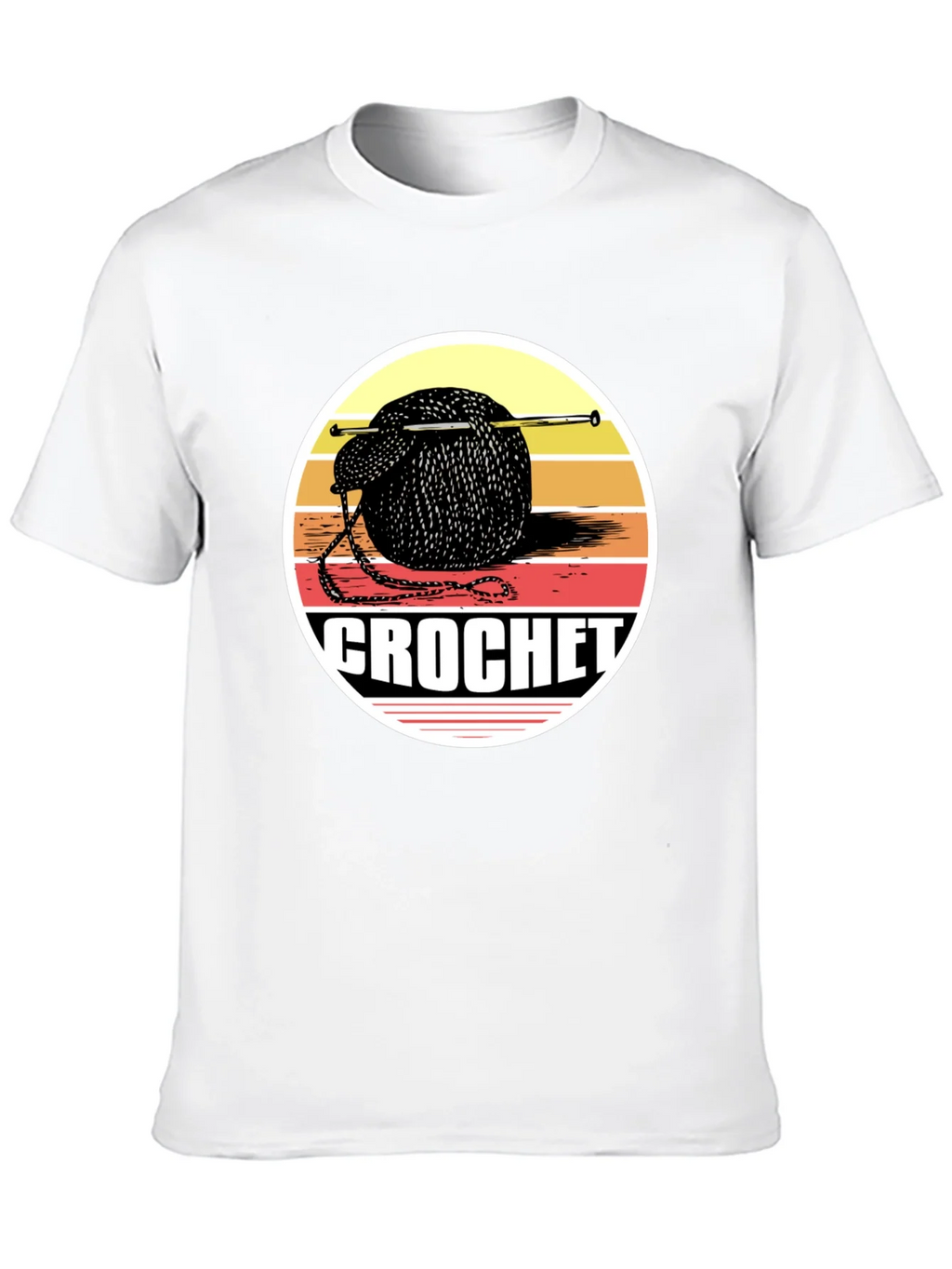 Crochet Yarn Ball Graphic Tee product image 8