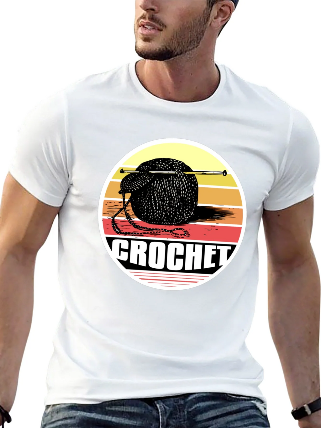 Crochet Yarn Ball Graphic Tee product image 11