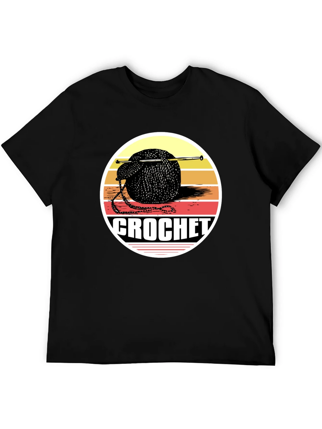 Crochet Yarn Ball Graphic Tee product image 5
