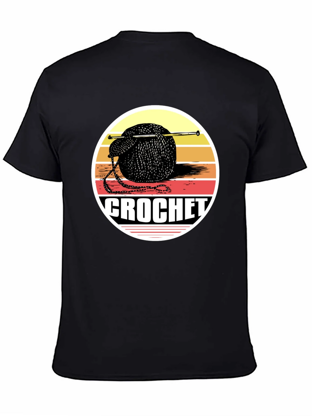 Crochet Yarn Ball Graphic Tee product image 4