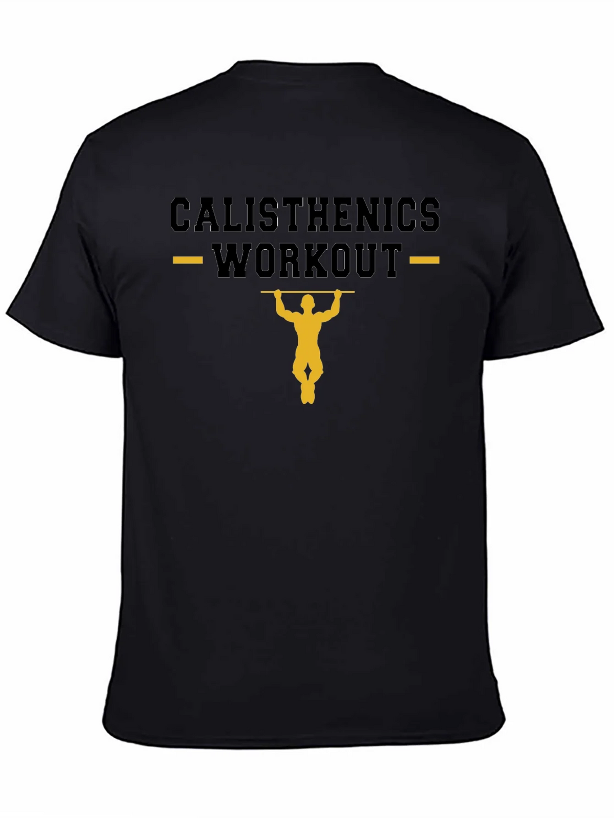 Calisthenics Workout Black T-Shirt product image 4