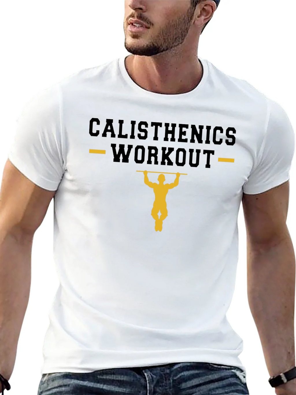 Calisthenics Workout Black T-Shirt product image 12