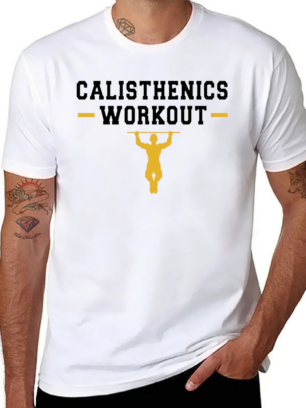 Calisthenics Workout Black T-Shirt product image 7