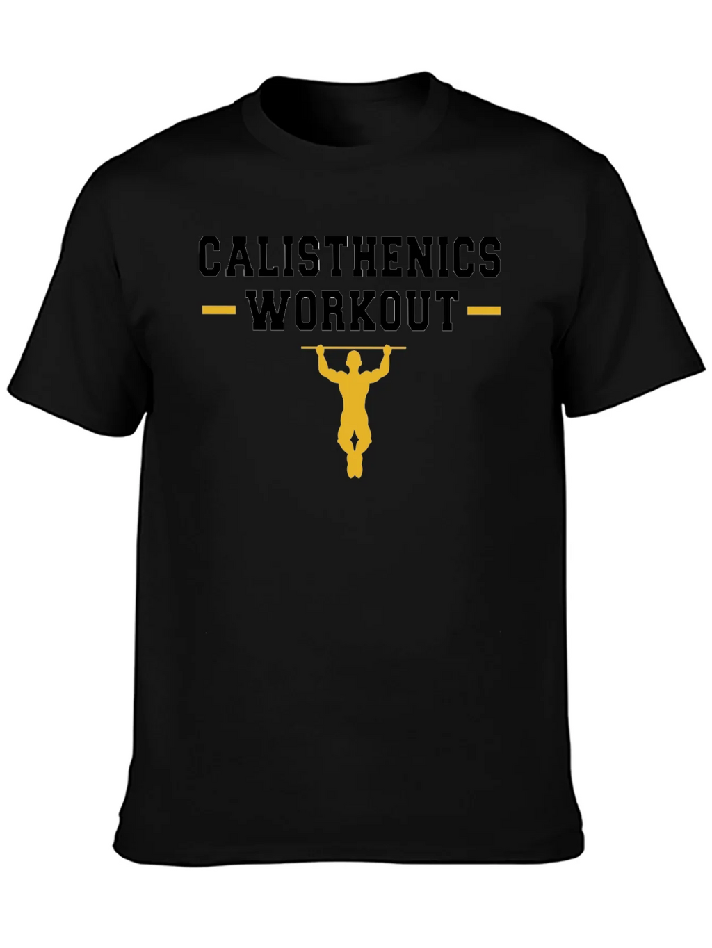 Calisthenics Workout Black T-Shirt product image 3