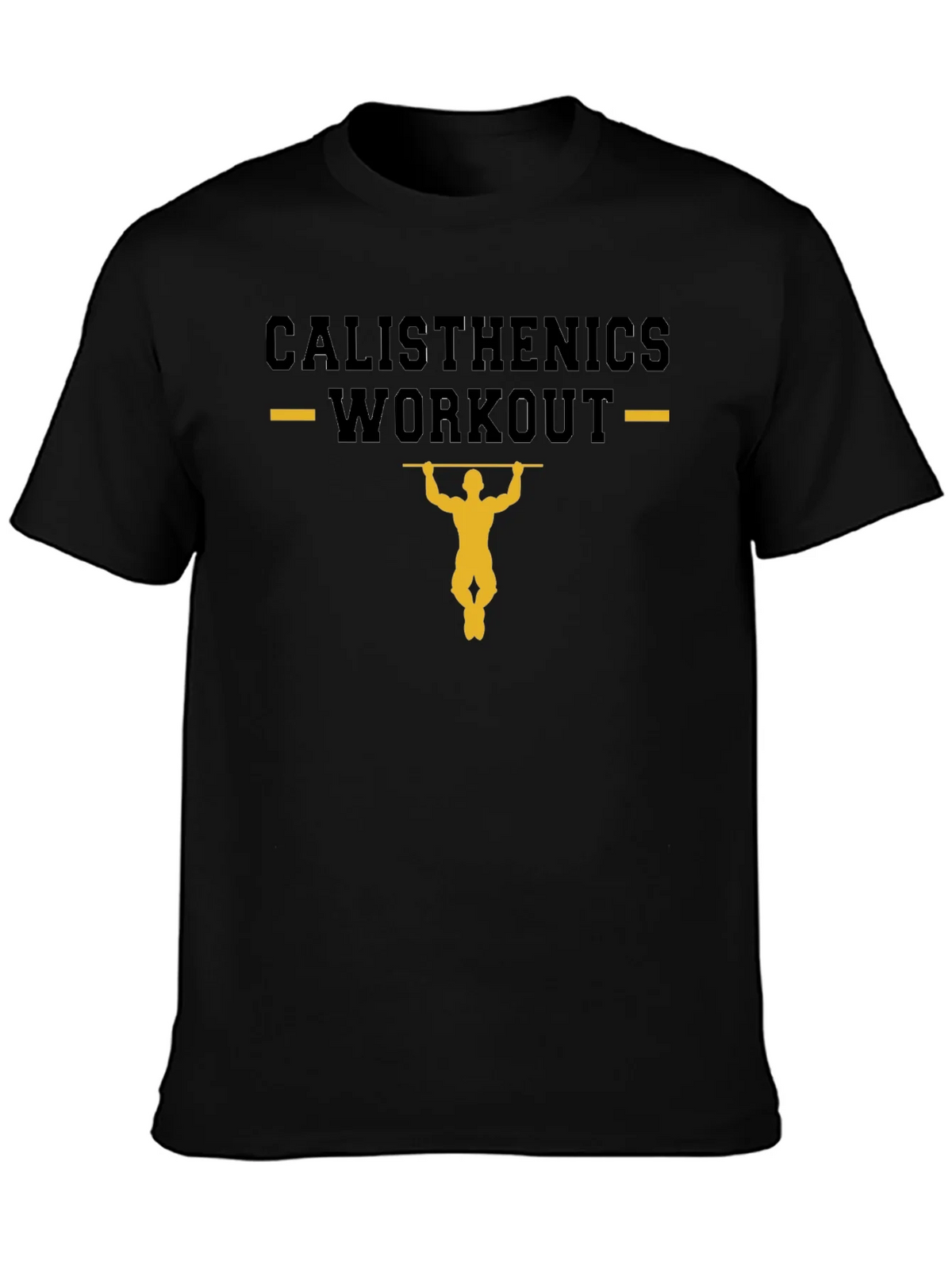 Calisthenics Workout Black T-Shirt product image 3