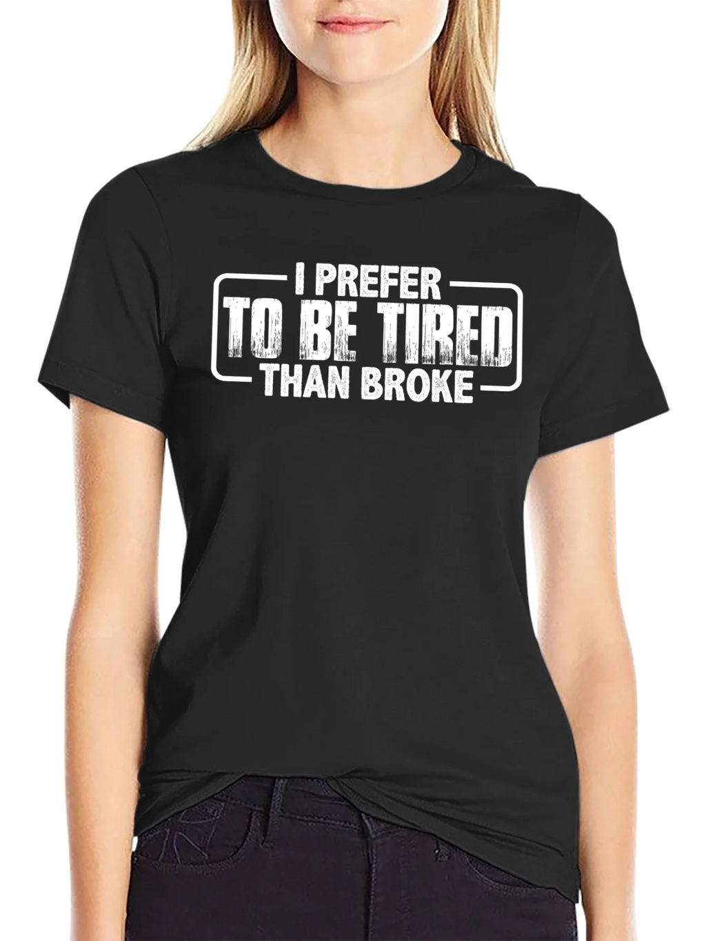Tired Than Broke Graphic Tee product image 2