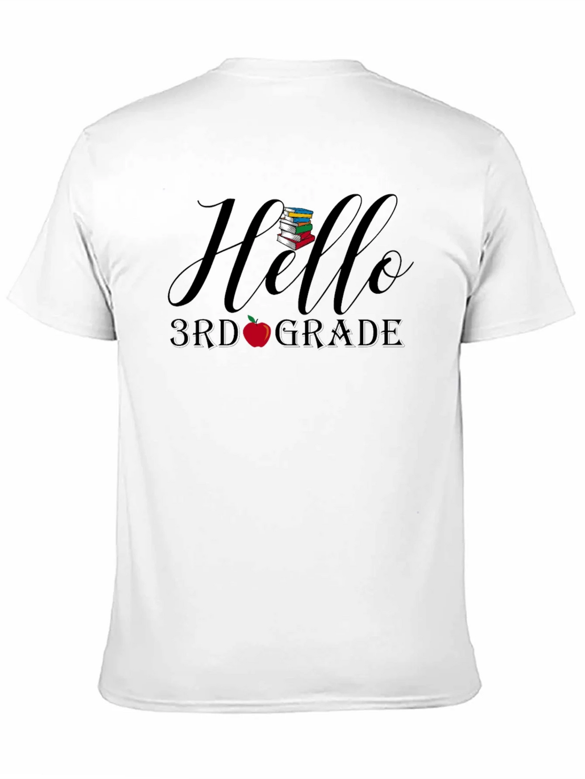Hello 3rd Grade Black T-Shirt product image 8
