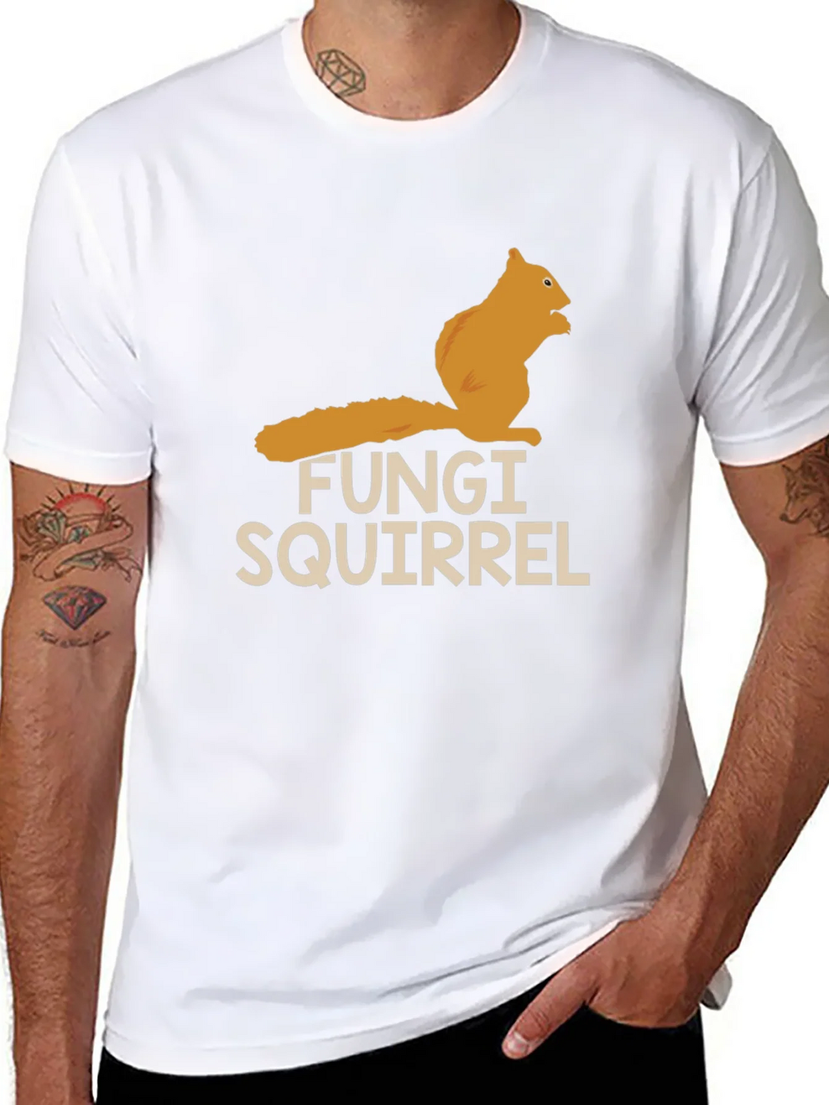 Fungi Squirrel Graphic Tee - Soft Cotton Blend product image 7
