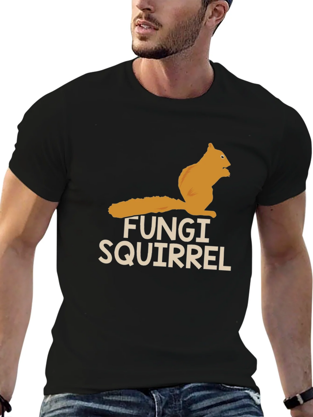 Fungi Squirrel Graphic Tee - Soft Cotton Blend product image 6