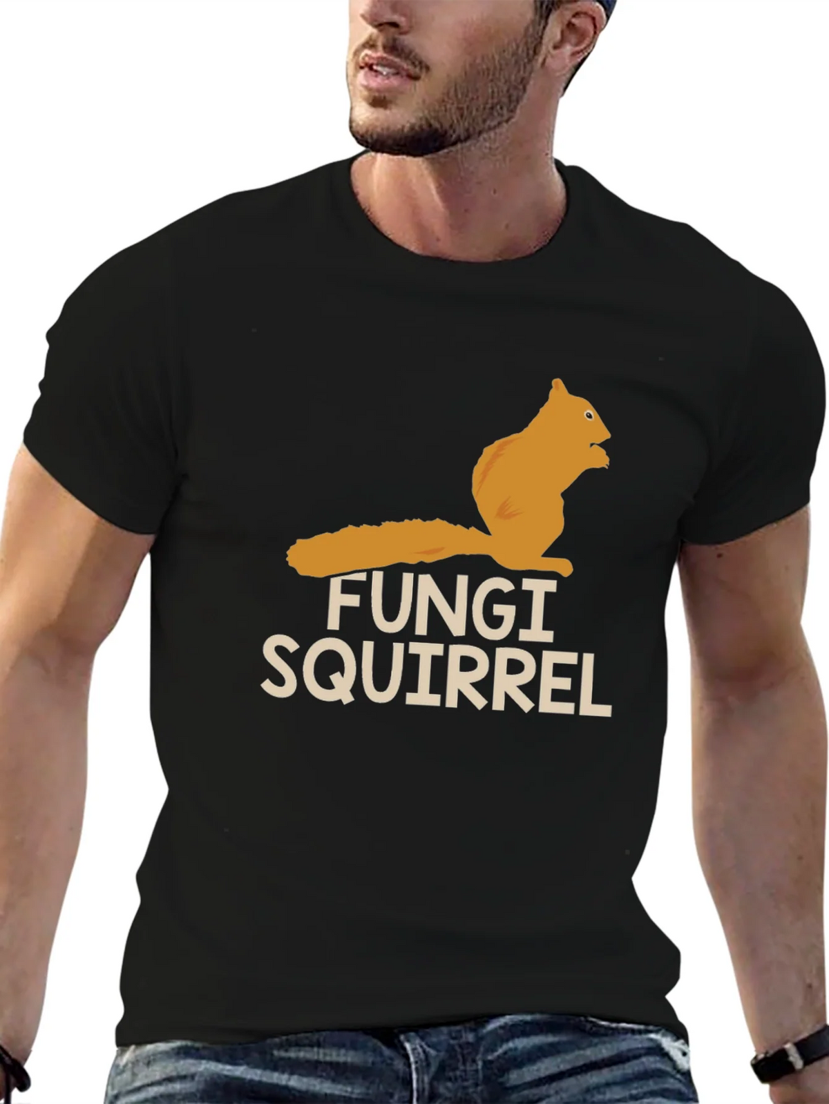 Fungi Squirrel Graphic Tee - Soft Cotton Blend product image 6