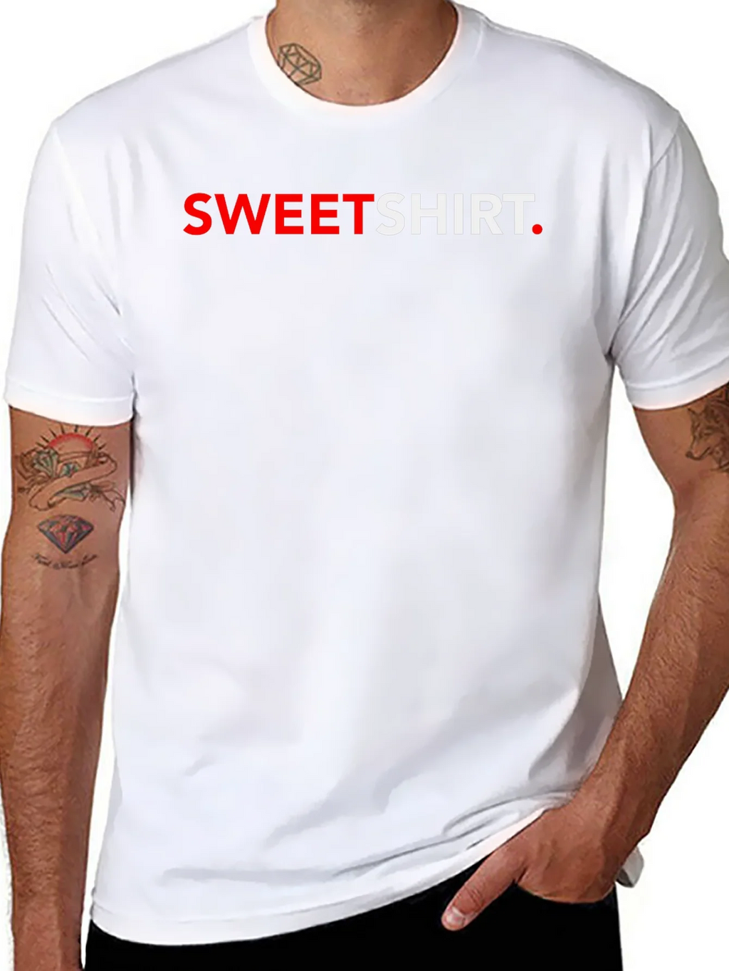 Sweetshirt Graphic Tee - Stylish Black T-Shirt product image 7