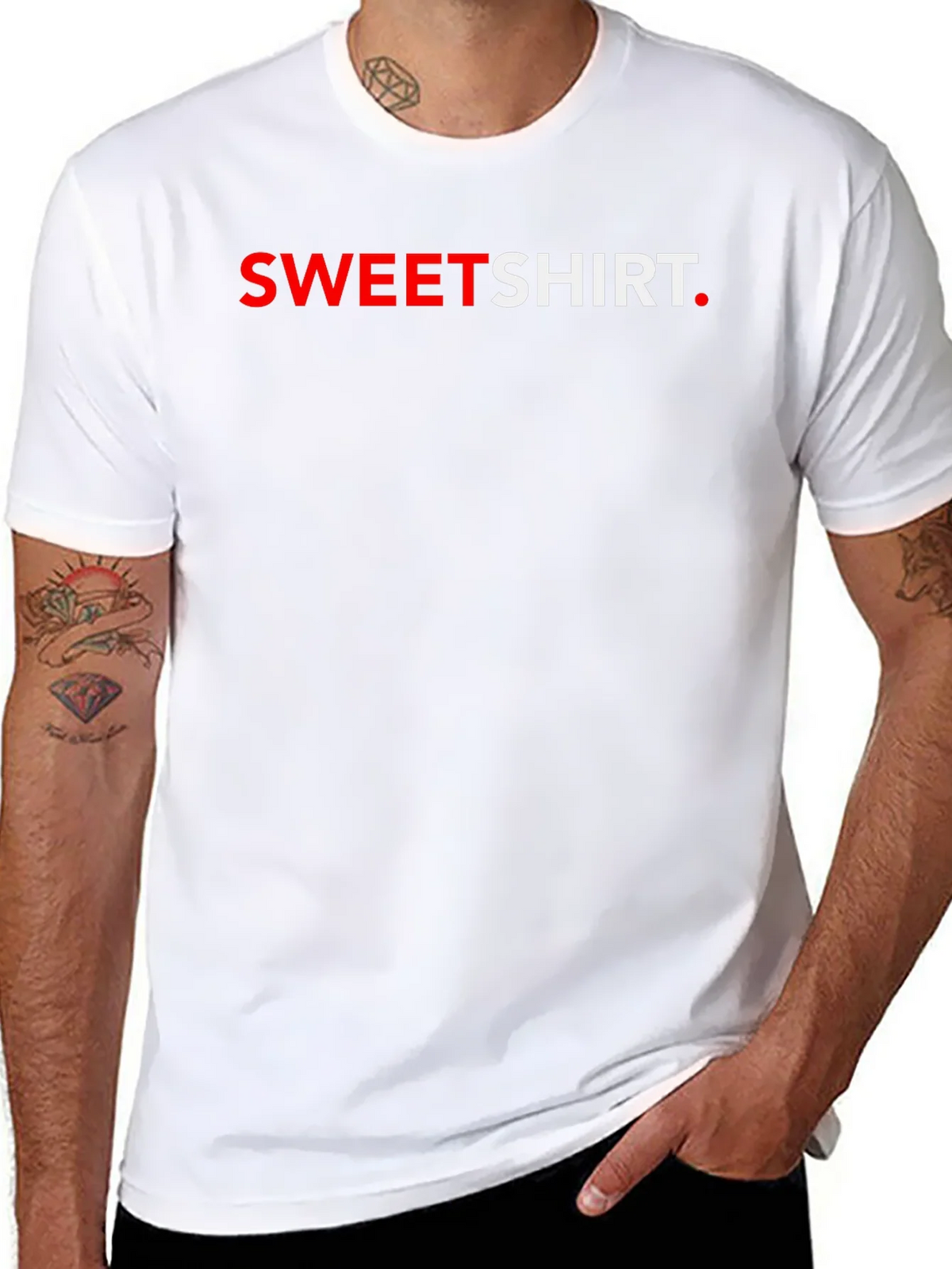 Sweetshirt Graphic Tee - Stylish Black T-Shirt product image 7