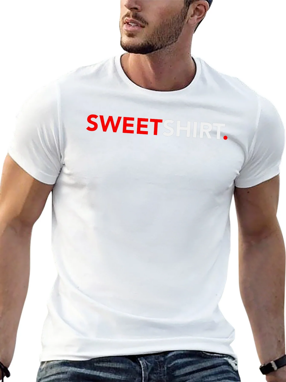 Sweetshirt Graphic Tee - Stylish Black T-Shirt product image 12