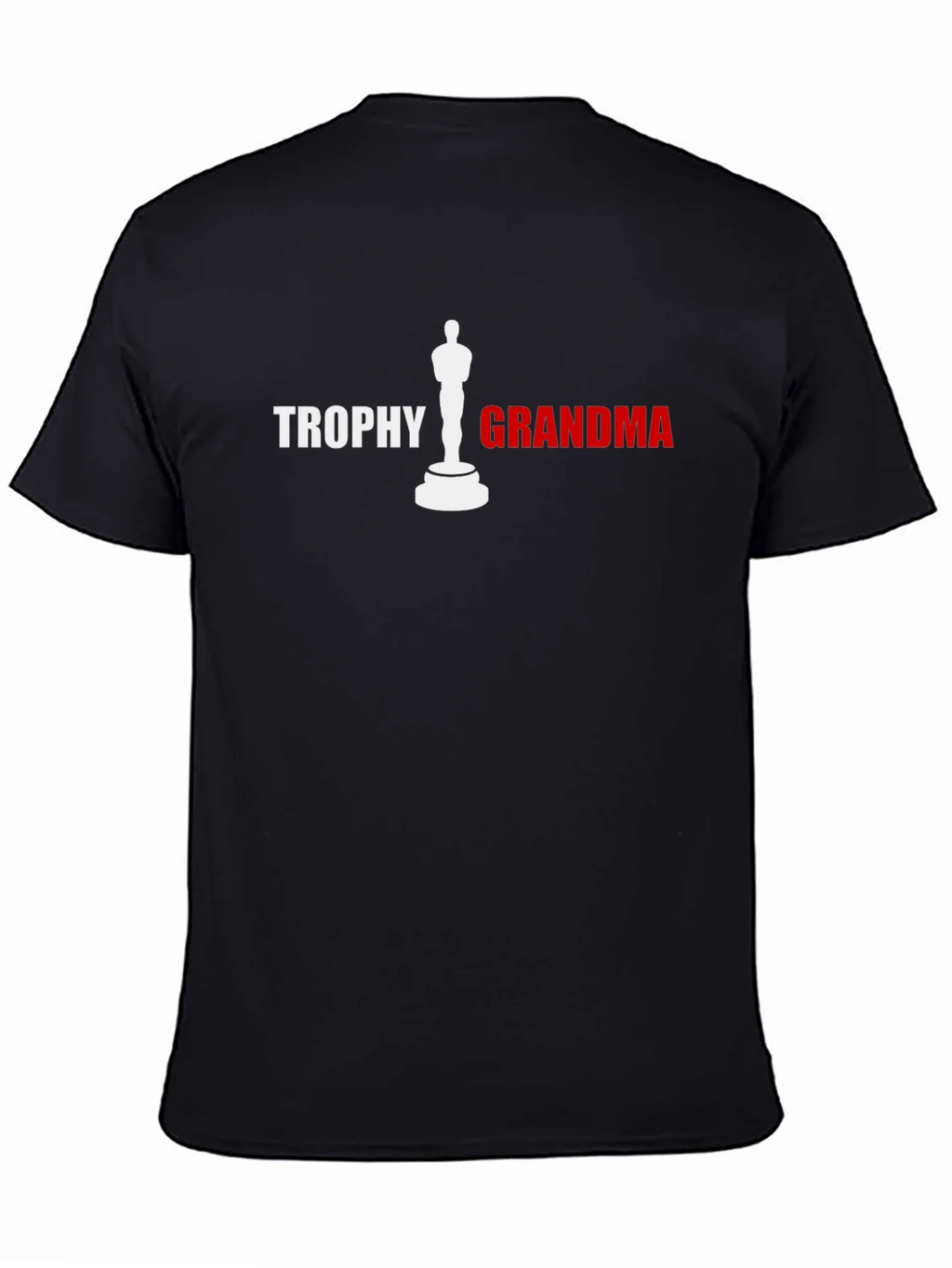 Trophy Grandma Graphic T-Shirt - Black Novelty Tee product image 2
