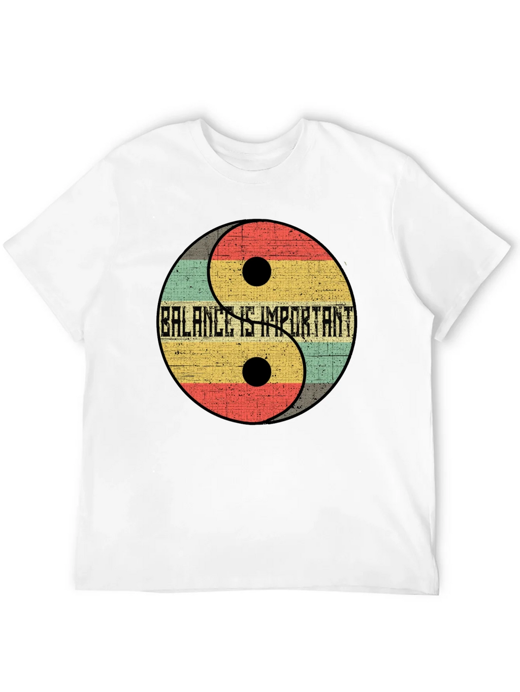Balance is Important Yin Yang Graphic Tee product image 11
