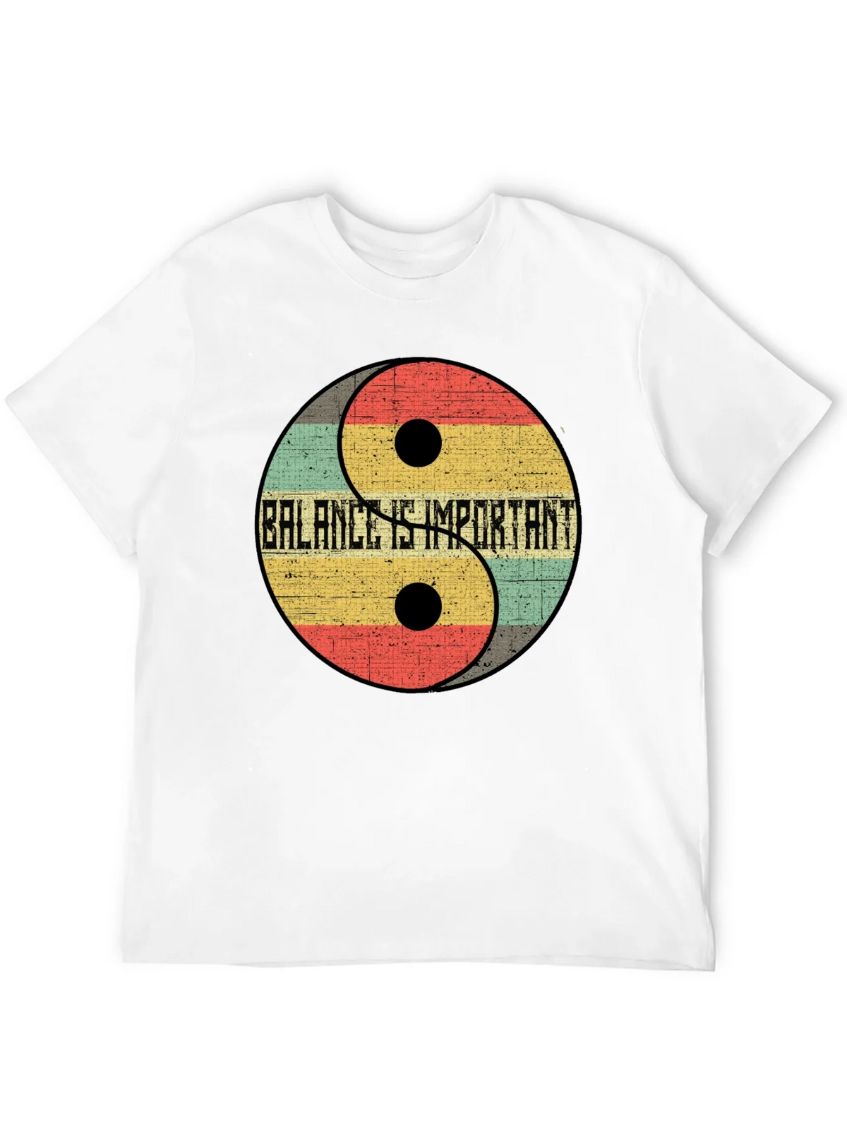 Balance is Important Yin Yang Graphic Tee product image 11