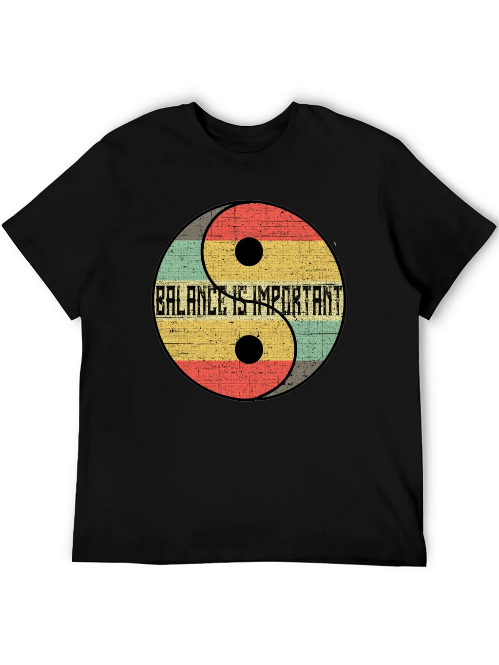 Balance is Important Yin Yang Graphic Tee product image 5