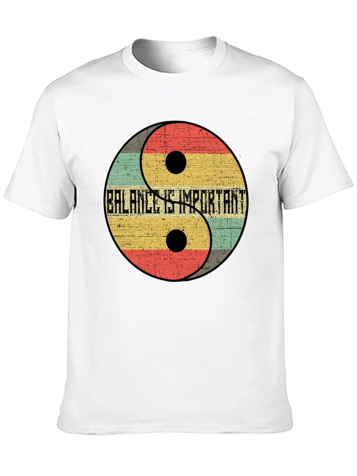 Balance is Important Yin Yang Graphic Tee product image 9