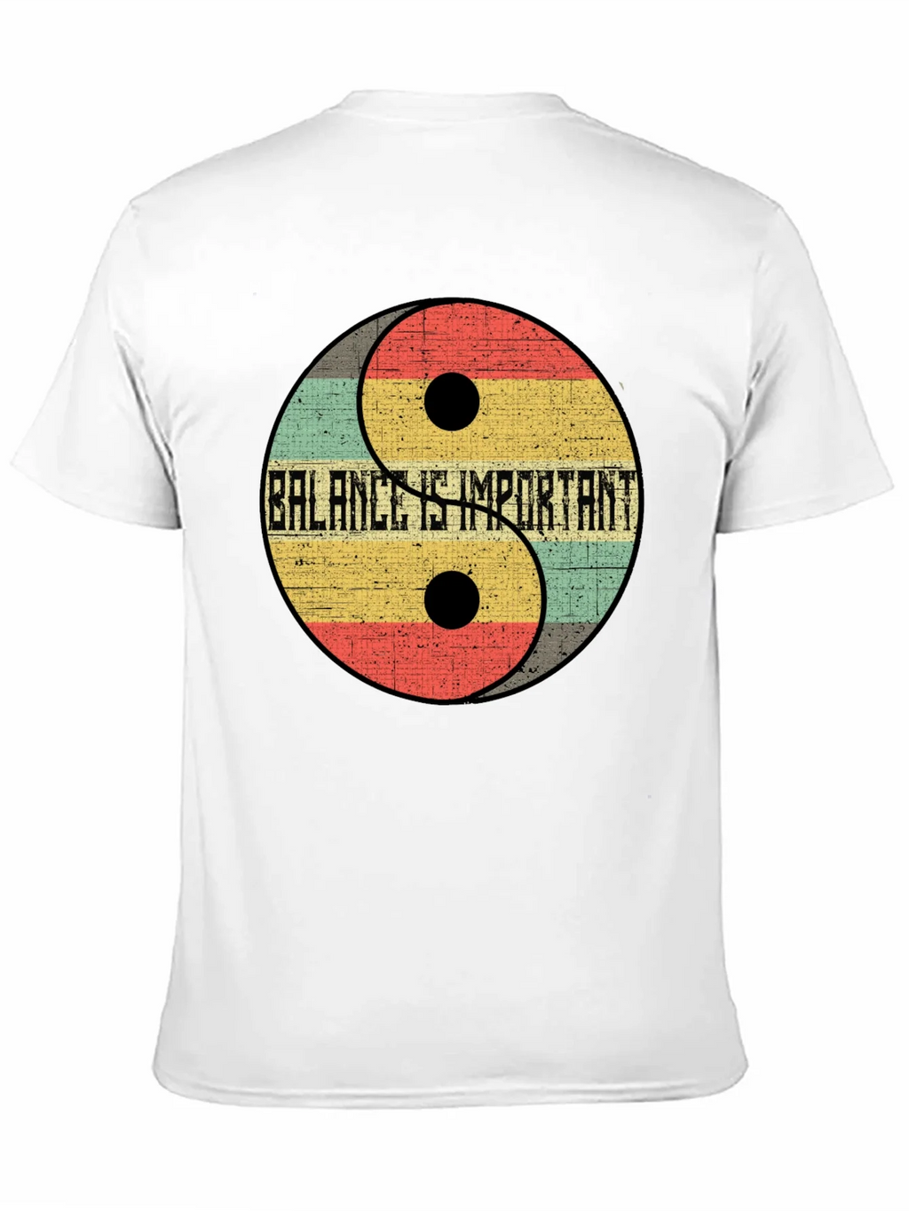 Balance is Important Yin Yang Graphic Tee product image 10