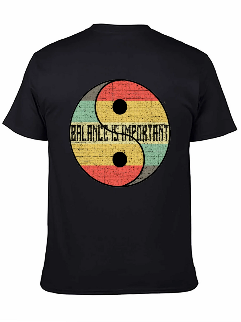 Balance is Important Yin Yang Graphic Tee product image 4