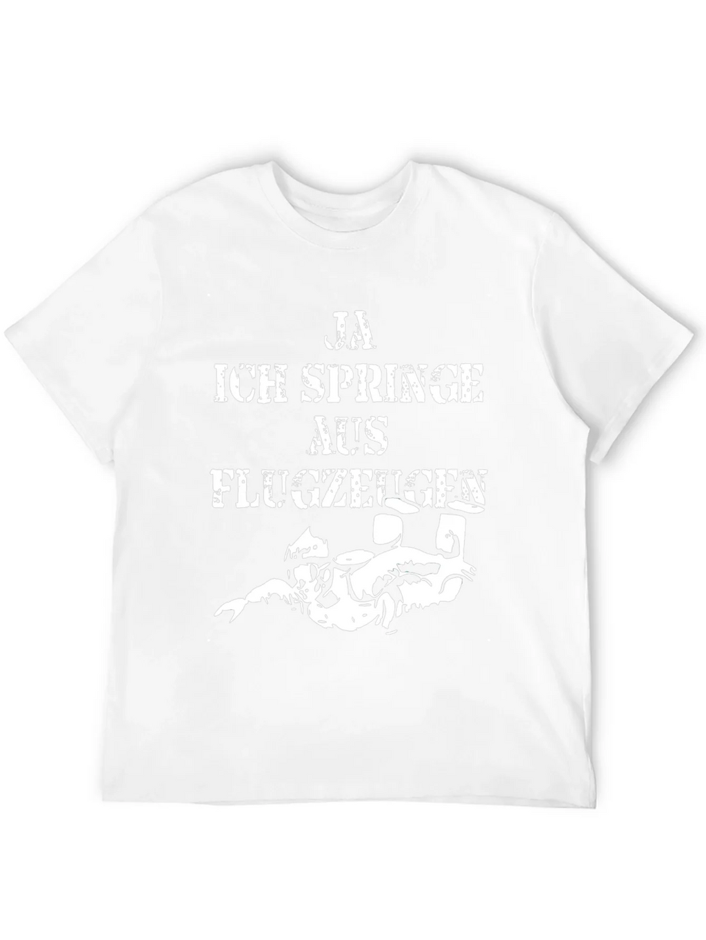 Ja Ich Springe Aus Flugzeugen Funny Skydiving T-Shirt product image 11
