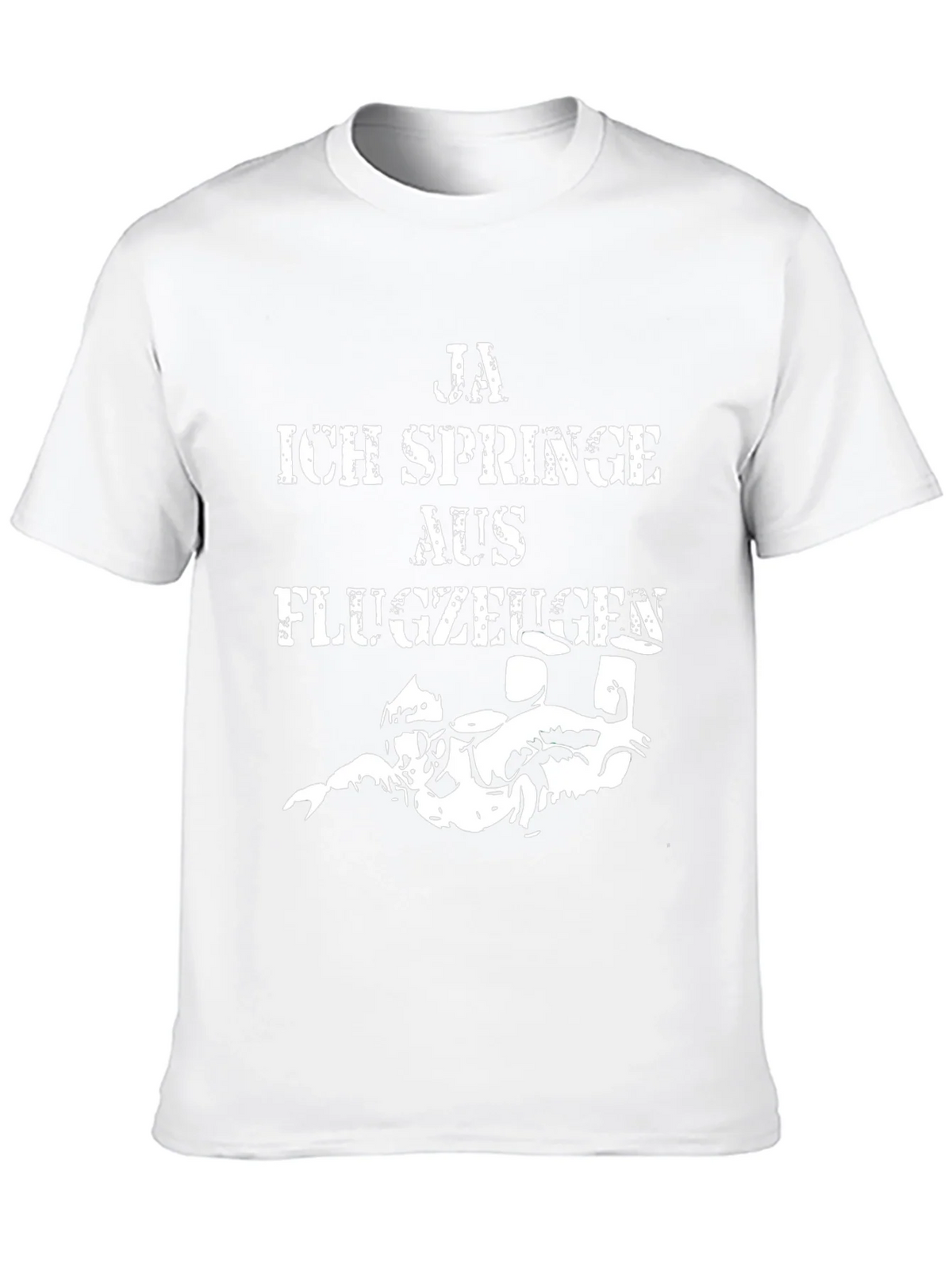 Ja Ich Springe Aus Flugzeugen Funny Skydiving T-Shirt product image 9