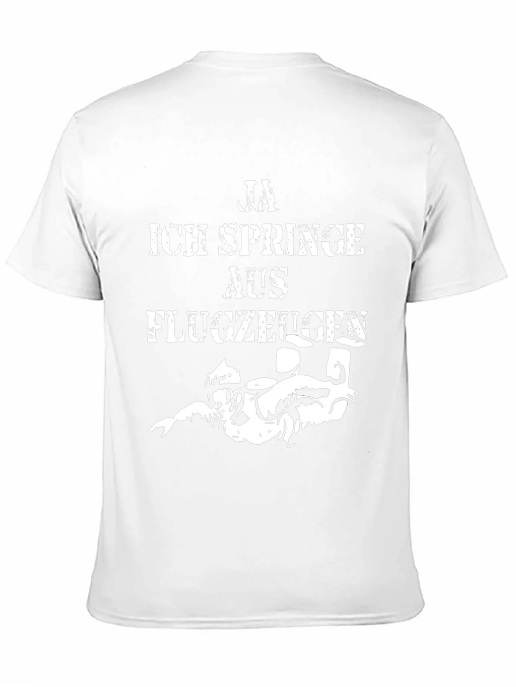 Ja Ich Springe Aus Flugzeugen Funny Skydiving T-Shirt product image 10