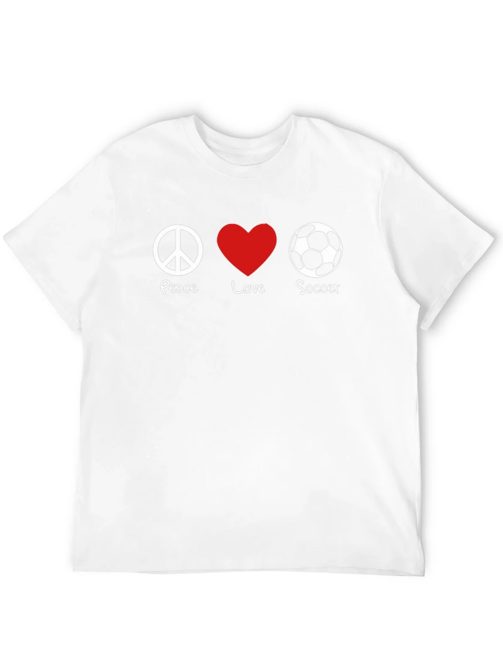 Peace Love Soccer T-Shirt product image 11
