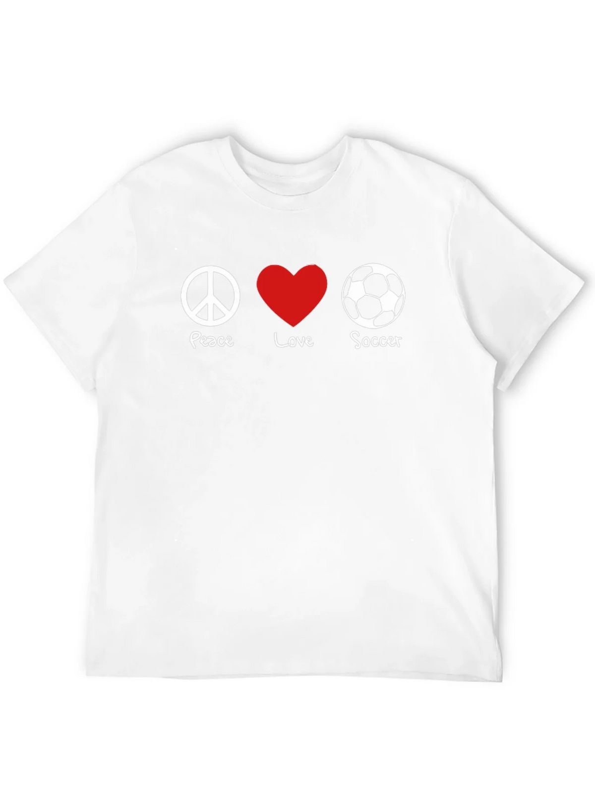 Peace Love Soccer T-Shirt product image 11