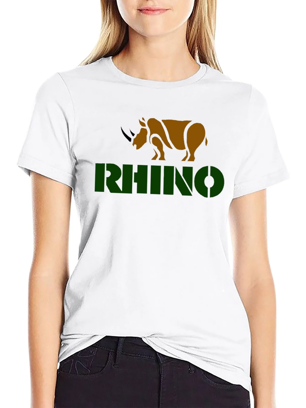 Rhino Graphic T-Shirt - Black Tee product image 8