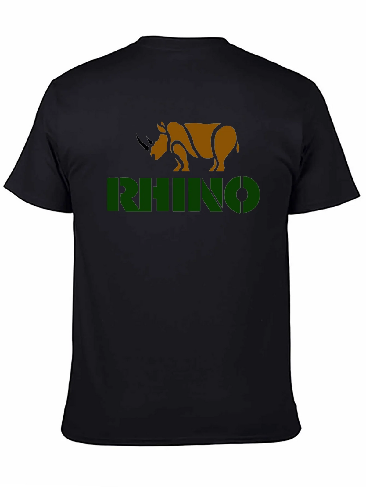 Rhino Graphic T-Shirt - Black Tee product image 4