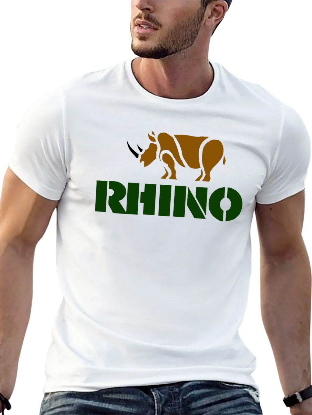 Rhino Graphic T-Shirt - Black Tee product image 12
